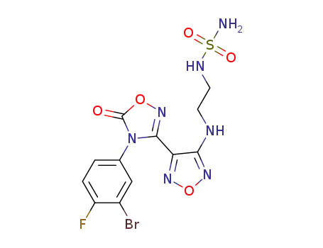 N-[2-({4-[4-(3-bromo-4-fluorophenyl)-5-oxo-4,5-dihydro-1,2,4-oxadiazol-3-yl]-1,2,5-oxadiazol-3-yl}amino)ethyl]sulfamide