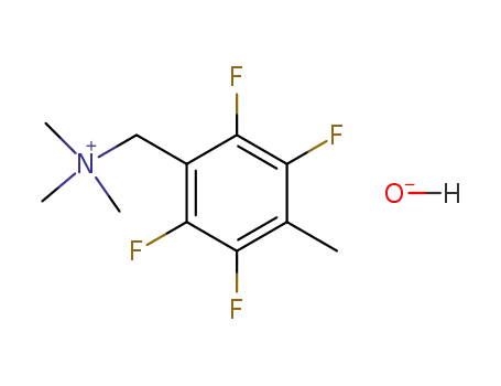 Trimethyl-(2,3,5,6-tetrafluoro-4-methyl-benzyl)-ammonium; hydroxide