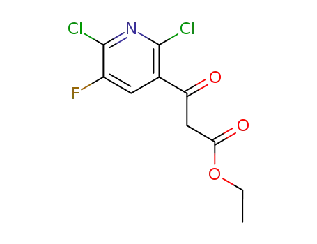 ethyl 3-(2,6-dichloro-5-fluoropyridin-3-yl)-3-oxopropanoate