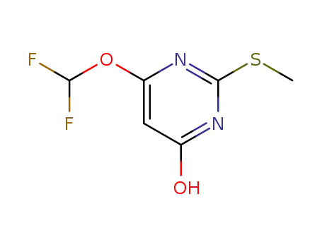 4-hydroxy-6-difluoromethoxy-2-methylthiopyrimidine