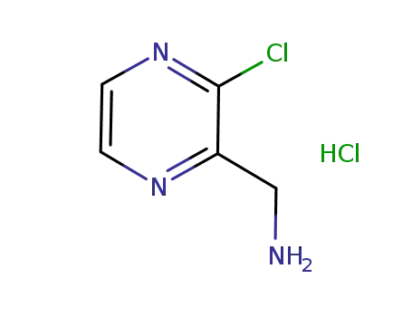 C-(3-chloropyrazin-2-yl)-methylamine hydrochloride salt