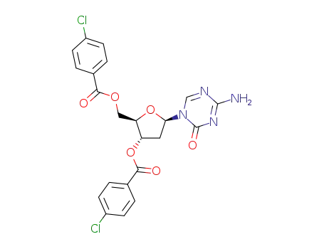 1-(3,5-di-O-p-chlorobenzoyl-2-deoxy-β-D-ribofuranosyl)-5-azacytosine