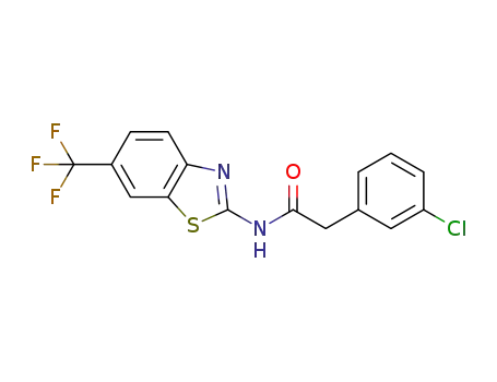 2-(3-chlorophenyl)-N-(6-(trifluoromethyl)benzothiazol-2-yl)acetamide