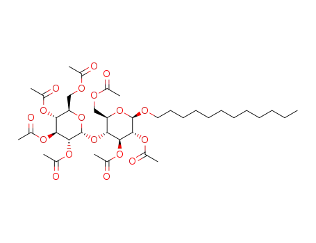 1-dodecyl-2,3,6-tri-O-acetyl-4-O-(2,3,4,6-tetra-O-acetyl-α-D-glucopyranosyl)-β-D-glucopyranoside