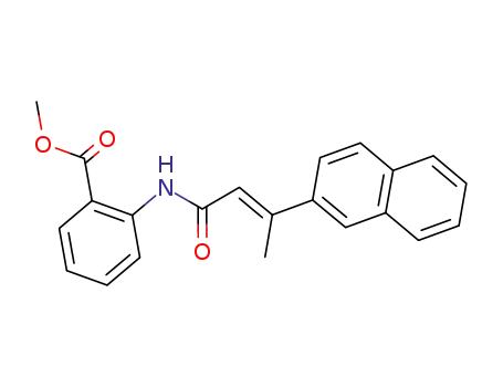 N-(2-carbomethoxyphenyl)-3-(naphthalen-2-yl)-but-2(E)-enamide