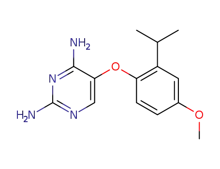 5-(2-isopropyl-4-methoxy-phenoxy)-pyrimidine-2,4-diamine