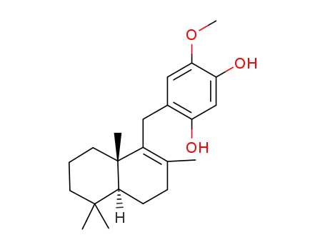 4-methoxy-6-{[(4aS,8aS)-2,5,5,8a-tetramethyl-3,4,4a,5,6,7,8,8a-octahydronaphthalen-1-yl]methyl}benzene-1,3-diol