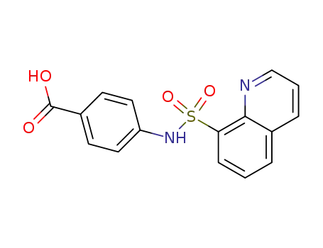 4-(quinoline-8-sulfonamido)benzoic acid