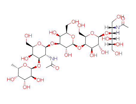 α-L-Fuc-(1-3)-β-D-GalNAc-(1-3)-β-D-Gal-(1-4)-β-D-Gal-(1-3)-D-GalNAc-ol