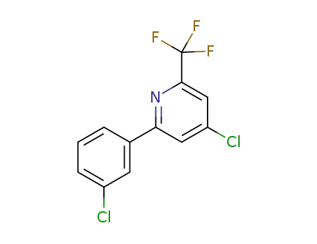 4-chloro-2-(3-chlorophenyl)-6-(trifluoromethyl)pyridine