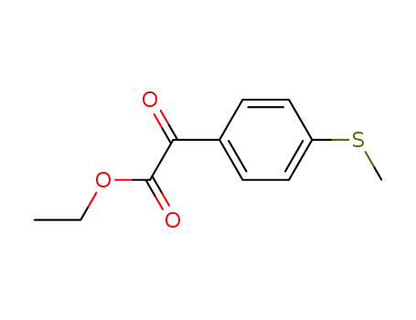 (4-methylsulfanylphenyl)oxoacetic acid ethyl ester