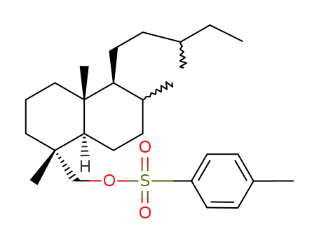 Toluene-4-sulfonic acid (1R,4aR,5S,8aR)-1,4a,6-trimethyl-5-(3-methyl-pentyl)-decahydro-naphthalen-1-ylmethyl ester