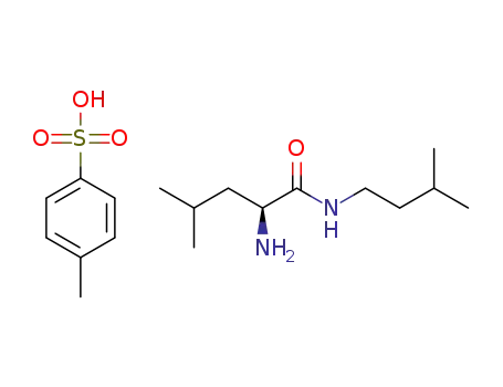 (S)-1-(isopentylamino)-4-methyl-1-oxopentan-2-aminium 4-methylbenzenesulfonate