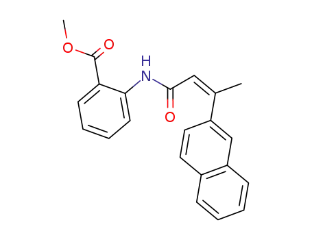 N-(2-carbomethoxyphenyl)-3-(naphthalen-2-yl)-but-2(Z)-enamide