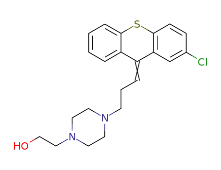 4-[3-(2-chloro-9H-thioxanthen-9-ylidene)propyl]-1-piperazineethanol