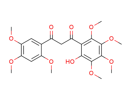 2-hydroxy-3,4,5,6-tetramethoxy-2',4',5'-trimethoxydibenzoylmethane