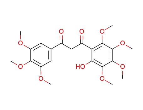 1-(2-hydroxy-3,4,5,6-tetramethoxyphenyl)-3-(3,4,5-trimethoxyphenyl)-1,3-propanedione