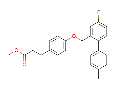 methyl 3-(4-((4-fluoro-4'-methyl[1,1'-biphenyl]-2-yl)methoxy)phenyl)propanoate