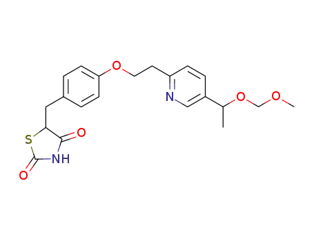 5-(4-(2-(5-(1-(methoxymethoxy)ethyl)pyridin-2-yl)ethoxy)benzyl)thiazolidine-2,4-dione