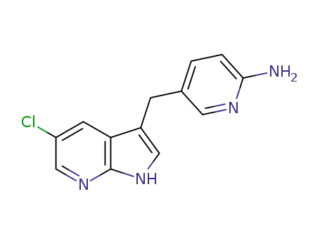 5-[(5-chloro-1H-pyrrolo[2,3-b]pyridin-3-yl)methyl]pyridin-2-amine