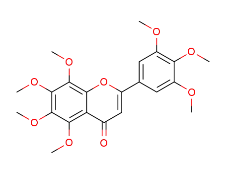 2-(3,4,5-trimethoxyphenyl)-5,6,7,8-tetramethoxy-4H-benzopyran-4-one
