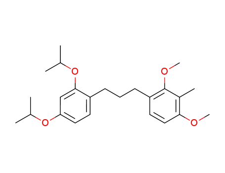 1-(3-(2,4-diisopropdxyphenyl)propyl)-2,4-dimethoxy-3-methylbenzene