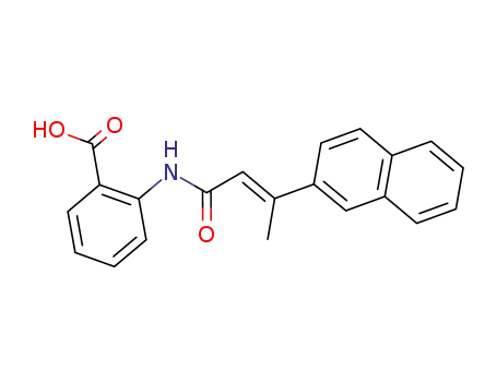 2-[[(2E)-3-(2-naphthalenyl)-1-oxo-2-butenyl-1-yl]amino]benzoic acid