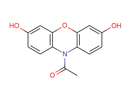 10-acetyl-3,7-dihydroxyphenoxazine