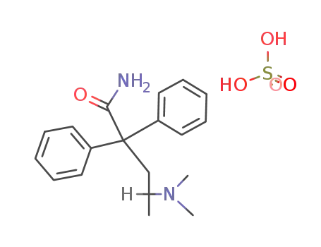 (+/-)-4-dimethylamino-2,2-diphenyl-valeric acid amide; sulfate