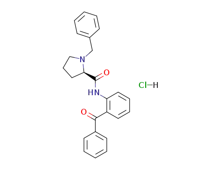 (R)-N-(2-benzoylphenyl)-1-benzylpyrrolidine-2-carboxamide hydrochloride