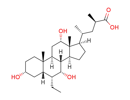 6α-ethyl-23(S)-methyl-3α,7α,12α trihydroxy-5β-cholan-24-oic acid