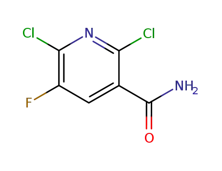 2,6-dichloro-5-fluoropyridine-3-carboxamide