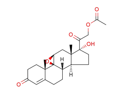 9β,11β-epoxy-17α-hydroxypregna-4‐ene-3,20-dione-21-acetate