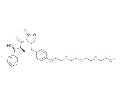 (S)-3-((2S,3S)-3-hydroxy-2-methyl-3-phenylpropionyl)-4-[4-(2-{2-[2-(2-methoxyethoxy)ethoxy]ethoxy}ethoxy)benzyl]oxazolidin-2-one