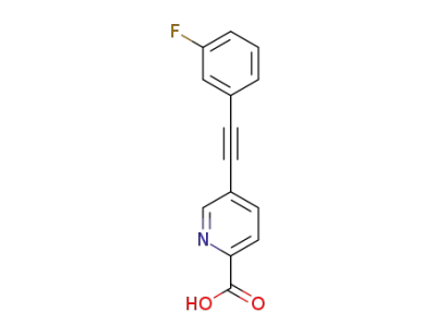 5-(3-fluoro-phenylethynyl)-pyridine-2-carboxylic acid