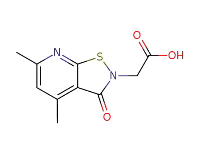 (4,6-Dimethyl-3-oxo-2,3-dihydroisothiazolo<5,4-b>pyridin-2-yl)acetic acid