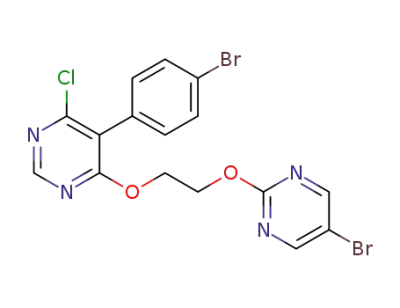 5-(4-bromophenyl)-4-(2-((5-bromopyrimidin-2-yl)oxy)ethoxy)-6-chloropyrimidine