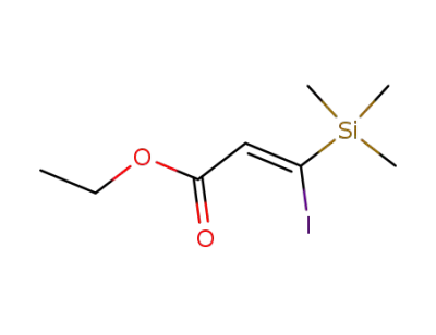 ethyl (Z)-3-iodo-3-(trimethylsilyl)propenoate