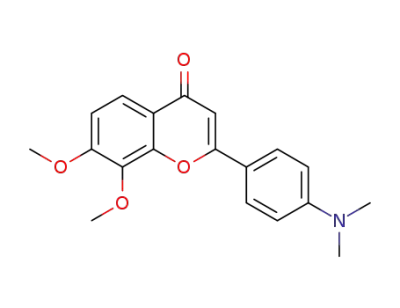 2-(4-(dimethylamino)phenyl)-7,8-dimethoxy-4H-chromen-4-one