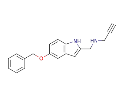 N-((5-(benzyloxy)-1H-indol-2-yl)methyl)prop-2-yn-1-amine