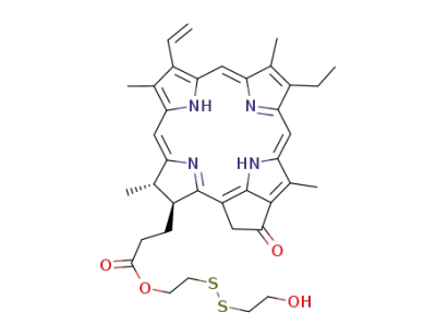 2-hydroxyethyl disulfide pyropheophorbide