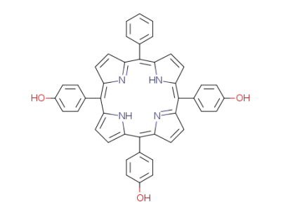 5,10,20-tris(4-hydroxyphenyl)-15-phenylporphyrin