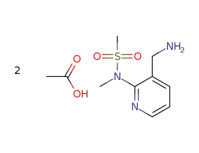 N-(3-Aminomethyl-2-pyridyl)-N-methylmethanesulfonamide diacetate