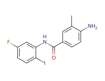 4-amino-N-(5-fluoro-2-iodophenyl)-3-methylbenzamide