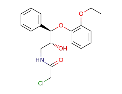 2-chloro-N-[3-(2-ethoxyphenoxy)-2-hydroxy-3-phenylpropyl]acetamide