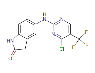 5-{[4-chloro-5-(trifluoromethyl)pyrimidin-2-yl]amino}-2,3-dihydro-1H-indol-2-one