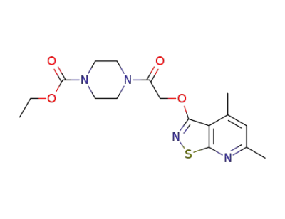 ethyl 4-(2-(4,6-dimethylisothiazolo[5,4-b]pyndin-3-yloxy)acetyl)piperazine-1-carboxylate