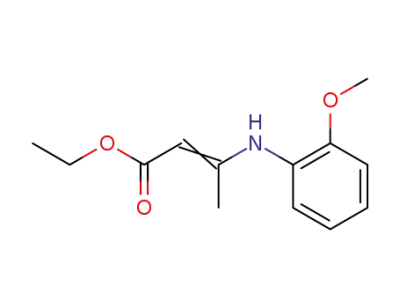 ethyl 3-<(2-methoxyphenyl)amino>but-2-enoate