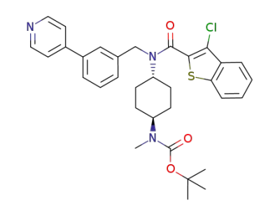 C<sub>33</sub>H<sub>36</sub>ClN<sub>3</sub>O<sub>3</sub>S