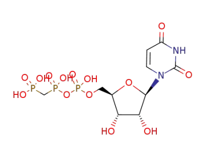 uridine 5'-(β,γ-methylene)triphosphate